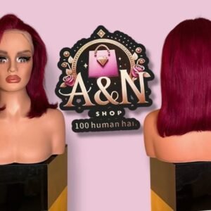 Burgundy Straight Bob