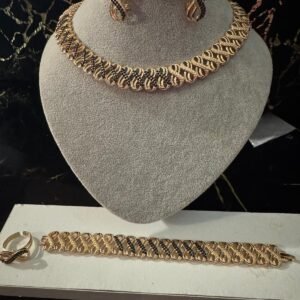 Gold plated jewelry set