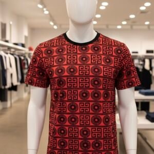 Men’s sized large red minimalist shirt polo