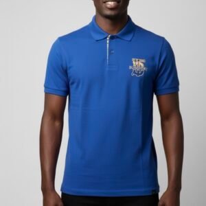 Mens size small blue luxury polo shirt